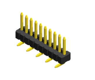  Pin Header 1.27mm  H=1.0，1.5，2.0；2.5mm  SMT Type 