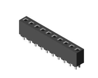 連接器 板對板連接器   Female Herder 3.96mm H=8.89mm 1 Row  Type  